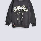 BOYS PIKACHU PRINTED SWEATSHIRT