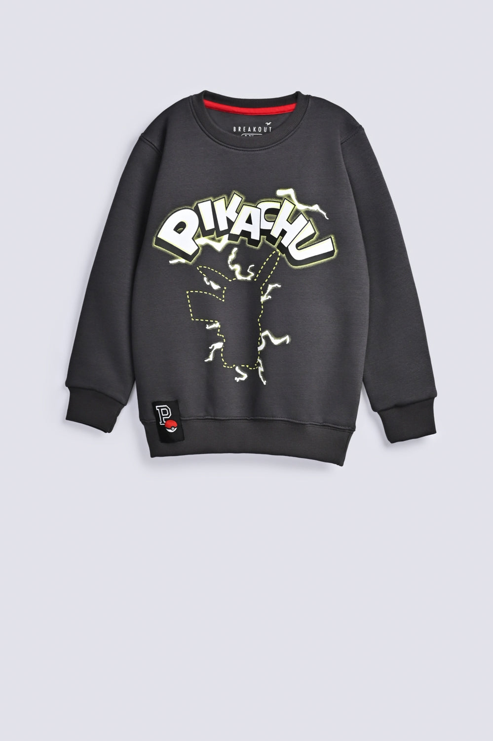 BOYS PIKACHU PRINTED SWEATSHIRT