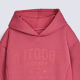 BOYS DROP SHOULDER HOODED TOP