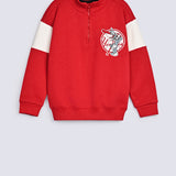 BOYS MOCK DROP SHOULDER SWEATSHIRT