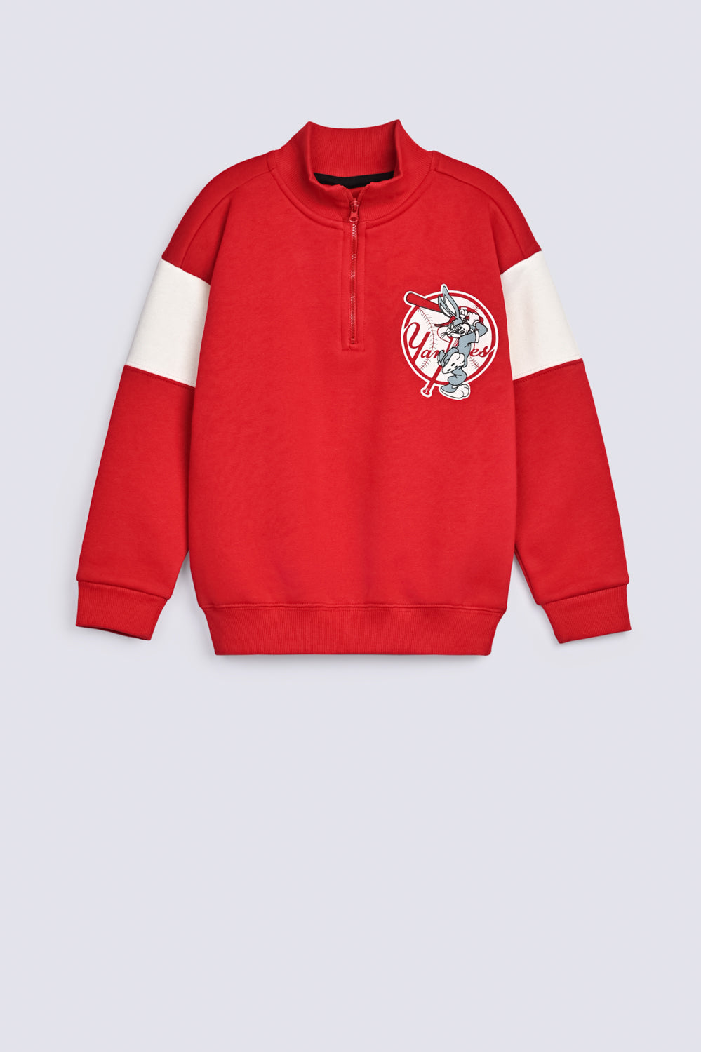 BOYS MOCK DROP SHOULDER SWEATSHIRT