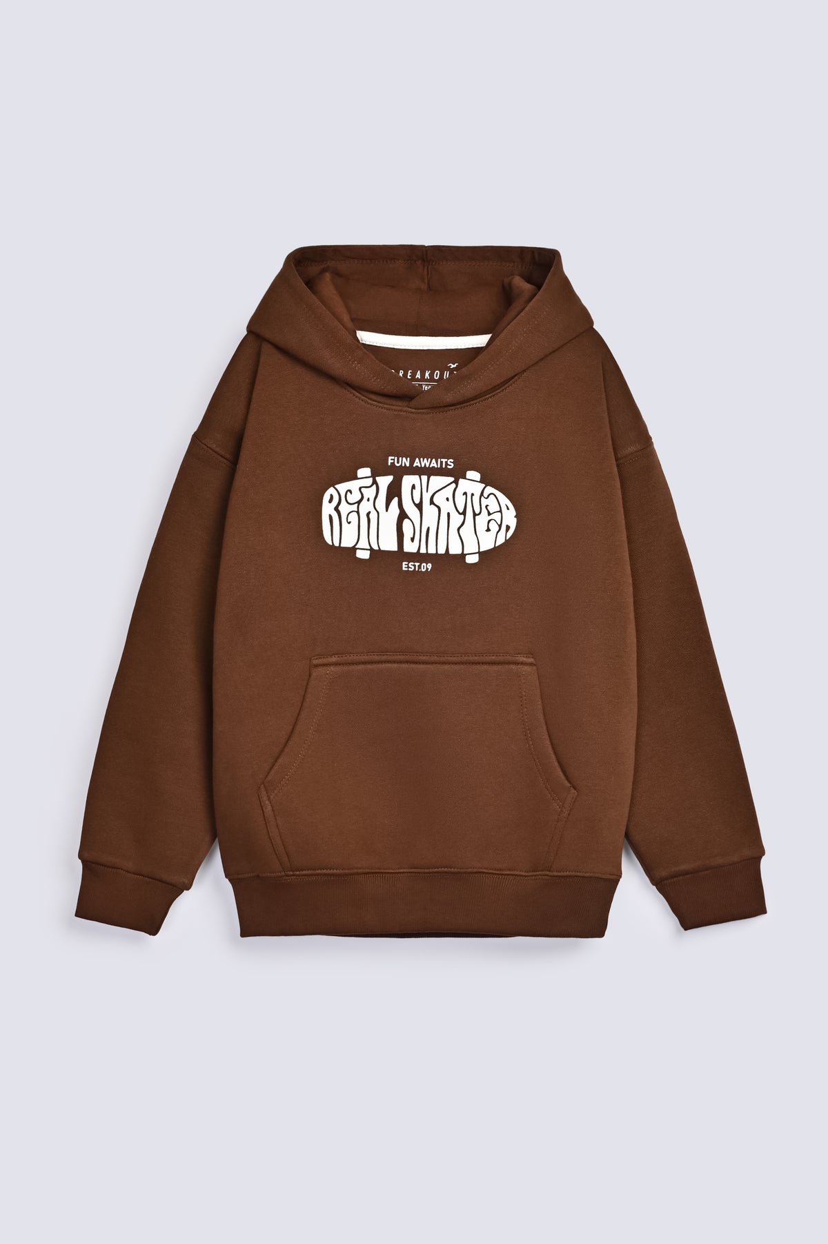 BOYS DROP SHOULDER HOODED TOP