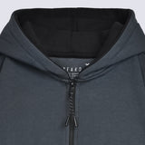 BOYS HALF ZIP HOODED TOP