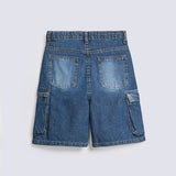 BOYS DENIM CARGO SHORTS