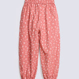 GIRLS PRINTED JOGGER TROUSERS
