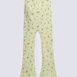 GIRLS BOOTCUT PRINTED TROUSER