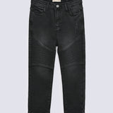 BOYS REGULAR FIT BIKER DENIM