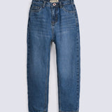 GIRLS MOM FIT LOOSE DENIM
