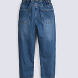 GIRLS MOM FIT LOOSE DENIM