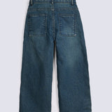 GIRLS EMBROIDERED LOOSE FIT DENIM