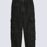 BOYS LOOSE CARGO DENIM