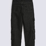 BOYS LOOSE CARGO DENIM