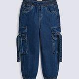 BOYS LOOSE CARGO JOGGER TROUSER