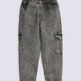 BOYS LOOSE CARGO DENIM