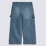 GIRLS CARGO LOOSE DENIM