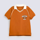 BOYS V NECK RAGLAN POLO