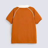 BOYS V NECK RAGLAN POLO