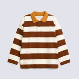 BOYS FULL SLEEVE STRIPER POLO