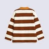 BOYS FULL SLEEVE STRIPER POLO