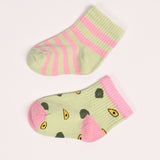 GIRLS PACK OF 2 COMBINED ANKLE SOCKS