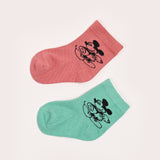 GIRLS PACK OF 2 ANKLE SOCKS