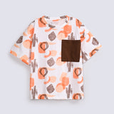 BOYS BOXY FIT PRINTED TEE