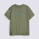 BOYS DROP SHOULDER SLIT DETAIL TEE
