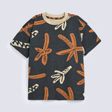 BOYS DROP SHOULDER PRINTED TEE