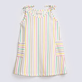 GIRLS STRIPERED KNIT DRESS