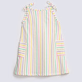 GIRLS STRIPERED KNIT DRESS