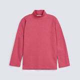 GIRLS RIBBED HIGH NECK