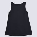 GIRLS BUTTON PLACKET A LINE DRESS