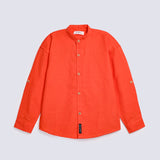 BOYS FULL SLEEVE BAN COLLAR SHIRT