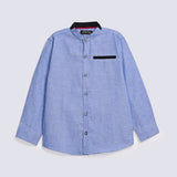BOYS FULL SLEEVE BAN COLLAR SHIRT
