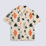 BOYS RESORT COLLAR PRINTED SHIRT