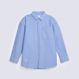 BOYS DROP SHOULDER SEER SUCKER SHIRT