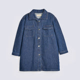 GIRLS BUTTON UP DENIM DRESS