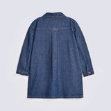 GIRLS BUTTON UP DENIM DRESS