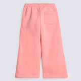 GIRLS CONTRAST PANEL WIDE LEG TROUSERS