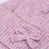 GIRLS MELANGE KNIT WARM CAP