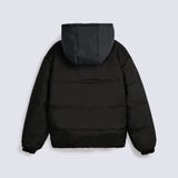 BOYS CONTRAST PANEL PUFFER JACKET