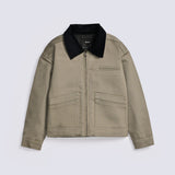 BOYS CORDUROY COLLAR TWILL JACKET