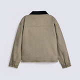 BOYS CORDUROY COLLAR TWILL JACKET