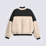 BOYS CONTRAST PANEL VARSITY JACKET