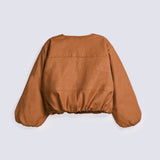 GIRLS TWILL BALOON JACKET