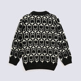 BOYS VELVET JACQUARD SWEATER