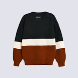 BOYS WAFFLE KNIT SWEATER