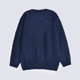 BOYS WAFFLE KNIT SWEATER