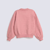 GIRLS SPECIAL YARN BEADED SWEATER