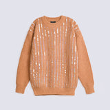 GIRLS SEQUENCE EMBELLISHED SWEATER